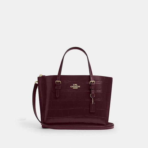 Coach Handbags - Coach Mollie Tote Bag 25 - Dark Wine